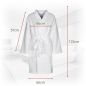 Szlafrok Hotelowy SPA Biały Wafel/Gofrowany L/XL Kimono HORECA OEKO-TEX 100