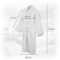 Szlafrok Hotelowy SPA Biały Frotte Kołnierz 100 % Bawełna 400g/m2 XL HORECA Szlafrok Hotelowy SPA Biały Frotte Kołnierz 100 % Bawełna 400g/m2 XL HORECA