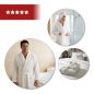 Szlafrok Hotelowy SPA Biały Frotte Kołnierz 100 % Bawełna 400g/m2 XL HORECA Szlafrok Hotelowy SPA Biały Frotte Kołnierz 100 % Bawełna 400g/m2 XL HORECA
