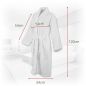Szlafrok Hotelowy SPA Biały Frotte Kołnierz 100 % Bawełna 400g/m2 S HORECA