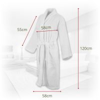 Szlafrok hotelowy M z bawełny frotte 400 g/m²