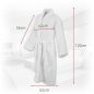 Szlafrok Hotelowy SPA Biały Frotte Kołnierz 100% Bawełna 400g/m2 L HORECA