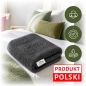 Ręcznik Hotelowy Szary Frotte Bawełna 100% 500g 150x100 Podwójne Obszycie