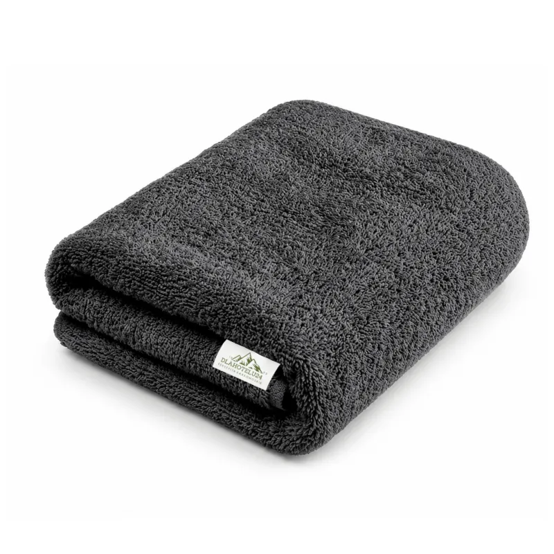 Ręcznik Hotelowy Szary Frotte Bawełna 100% 500g 150x100 Podwójne Obszycie Ręcznik Hotelowy Szary Frotte Bawełna 100% 500g 150x100 Podwójne Obszycie