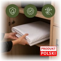 Prześcieradło jersey 140x200 z membraną poliuretanową