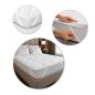 Ochraniacz na Materac Biały Pikowany z Lamówką 160x200 350 g/m² Mikrofibra Ochraniacz na Materac Biały Pikowany z Lamówką 160x200 350 g/m² Mikrofibra