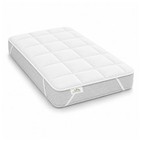 Ochraniacz na Materac Biały Pikowany z Lamówką 180x200 350 g/m² Mikrofibra