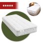 Ochraniacz na Materac Biały Pikowany z Lamówką 90x200 350 g/m² Mikrofibra