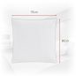Poszewka Hotelowa Biała Kora Bawełna 100% Zamek Błyskawiczny 70x80 140 g/m²