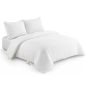 Pościel Biała z Kory Bawełna 100% Poszwa 140×200 Poszewka 70×80 Komplet Pościel Biała z Kory Bawełna 100% Poszwa 140×200 Poszewka 70×80 Komplet