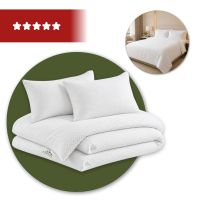 Pościel hotelowa kora 140x200 + 70x80 bawełna | Kora