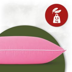 Poduszka Puchowa 70%Puch 30%Pierze 100% Poszycie Bawełna 70x80 1,3kg Róż