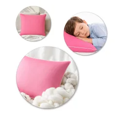 Poduszka Puchowa Puch 70% Pierze 30% Poszycie Bawełna 100% 70x80 Różowa