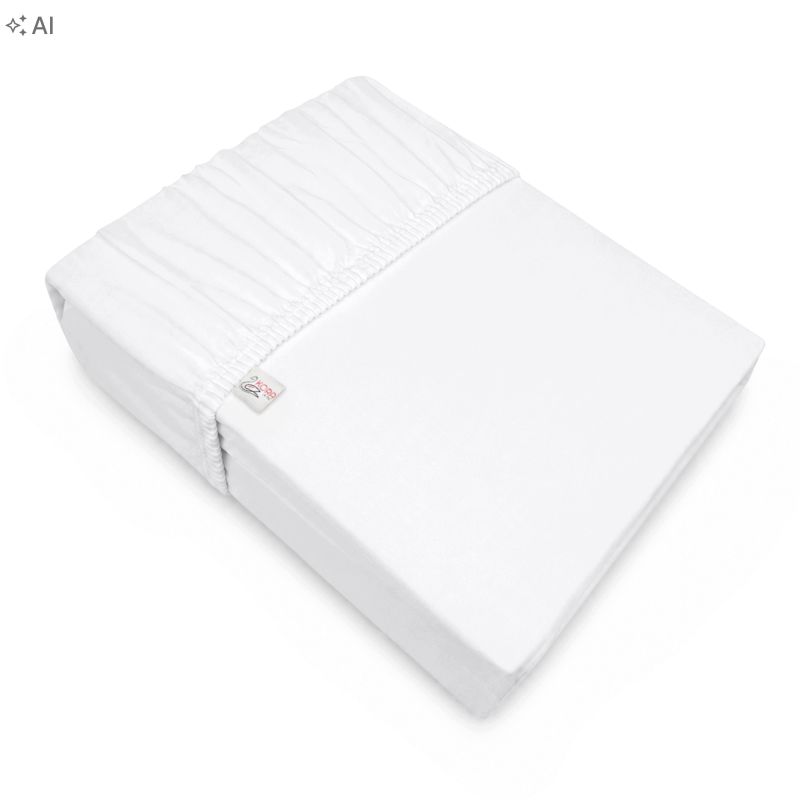 PRZEŚCIERADŁO JERSEY 100X200 BIAŁE (001)