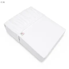 Prześcieradło z gumką Jersey Białe Bawełna Premium 100% 180x200 OEKO-TEX