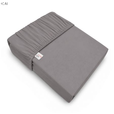 PRZEŚCIERADŁO JERSEY 160/200 STALOWY (066)