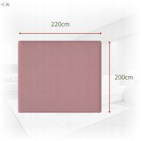 Prześcieradło z gumką Jersey Pudrowy Róż Bawełna Premium 100% 220x200