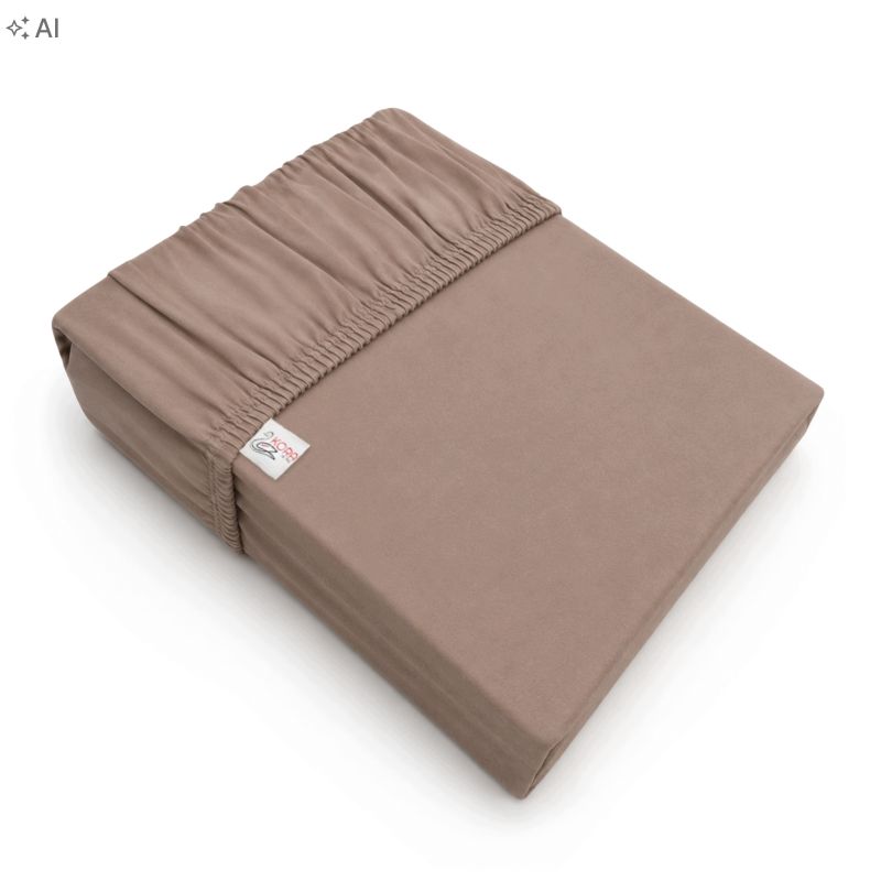 Prześcieradło z gumką Jersey Caffe Bawełna Premium 100% 220x200 OEKO-TEX