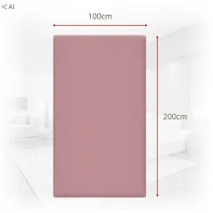 Prześcieradło z gumką Jersey Pudrowy Róż Bawełna Premium 100% 100x200