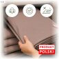 Prześcieradło z gumką Jersey Caffe Bawełna Premium 100% 120x200 OEKO-TEX Prześcieradło z gumką Jersey Caffe Bawełna Premium 100% 120x200 OEKO-TEX