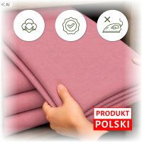 PRZEŚCIERADŁO JERSEY 180X200 KORAL (063)
