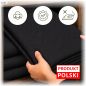 PRZEŚCIERADŁO JERSEY 140/200 CZARNY (077) PRZEŚCIERADŁO JERSEY 140/200 CZARNY (077)