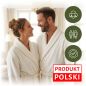 Szlafrok Hotelowy SPA Biały Welur XL Bawełna 100% 380g/m2 Unisex HORECA Szlafrok Hotelowy SPA Biały Welur XL Bawełna 100% 380g/m2 Unisex HORECA