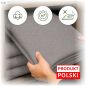 PRZEŚCIERADŁO FROTTE 140/200 STALOWY (066)