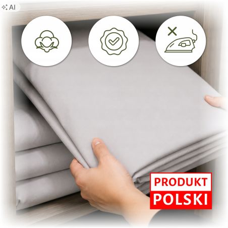 PRZEŚCIERADŁO JERSEY 160/200 JASNY SZARY (073)