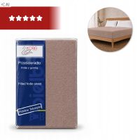 Prześcieradło z gumką Frotte Caffe Bawełna 82% 160x200 OEKO-TEX