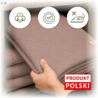 Prześcieradło z gumką Frotte Caffe Bawełna 82% 160x200 OEKO-TEX