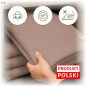 Prześcieradło z gumką Frotte Caffe Bawełna 82% 160x200 OEKO-TEX Prześcieradło z gumką Frotte Caffe Bawełna 82% 160x200 OEKO-TEX
