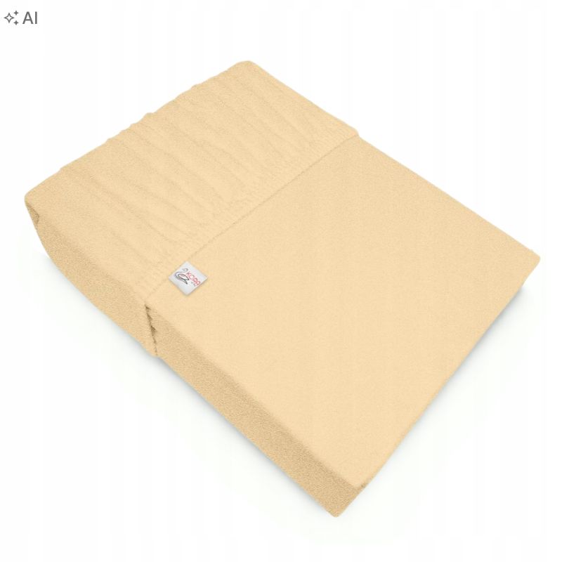 Prześcieradło z gumką Frotte Cappucino Bawełna 82% 140x200 OEKO-TEX
