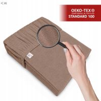 Prześcieradło z gumką Frotte Caffe Bawełna 82% 160x200 OEKO-TEX