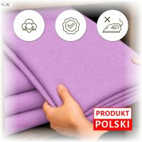 PRZEŚCIERADŁO JERSEY 140/200 WRZOSOWY