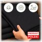 PRZEŚCIERADŁO JERSEY 160/200 CZARNY (077) PRZEŚCIERADŁO JERSEY 160/200 CZARNY (077)