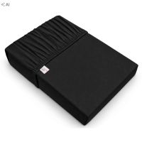 Prześcieradło z gumką Jersey Czarne Bawełna Premium 100% 180x200 OEKO-TEX