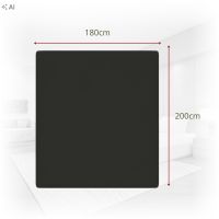 Prześcieradło z gumką Jersey Czarne Bawełna Premium 100% 180x200 OEKO-TEX