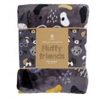 Koc 150X200 miękki puszysty Fluffy Friends Psy