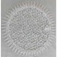Serwetka okrągła 40 cm z gipiury biała