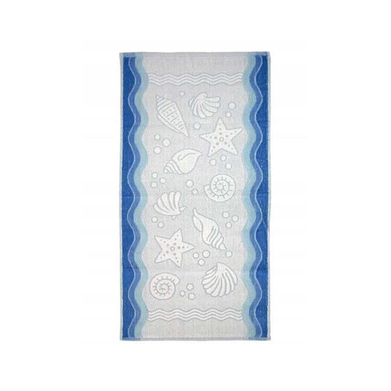 Ręcznik 70x140 Greno Flora Niebieski