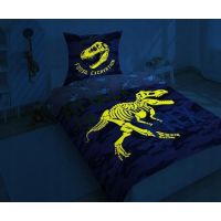 Pościel 140x200 Dinozaur T-REX Fluorescencyjna