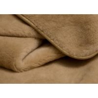 Kołdra wełniana 160X200 ciepła Merino camel
