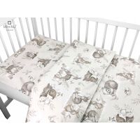 Komplet pościeli 135X100 bawełna las beż