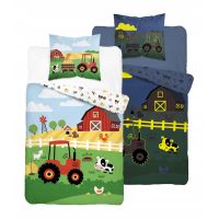 Posciel 140X200 świecąca w ciemności farma