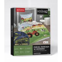 Posciel 140X200 świecąca w ciemności farma