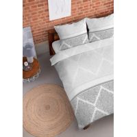 Pościel Flanelowa 220x200 Ciepła Ornamenty Flanela