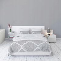 Pościel Flanelowa 160x200 Ciepła Ornamenty Flanela