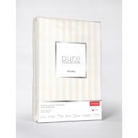 Pościel 200X220 adamaszek bawełna Pure ecru