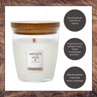Świeca Wood Wick średnia Cashmere Wool 284G